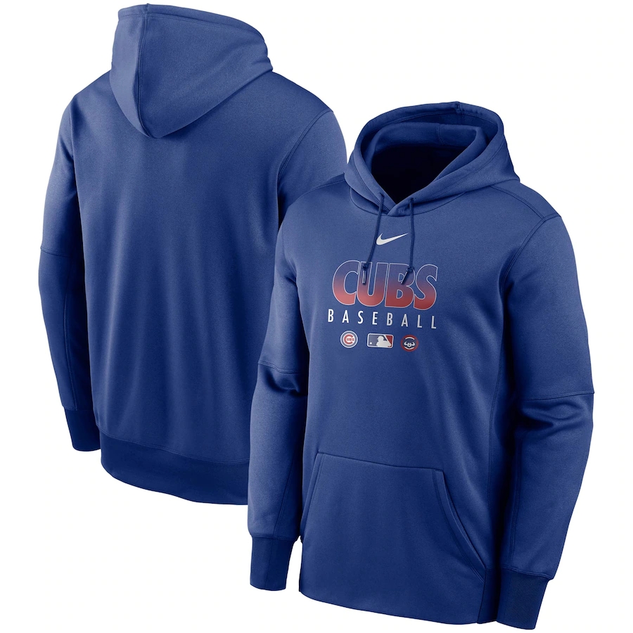 Men's Chicago Cubs Royal 2022 Performance Pullover Hoodie